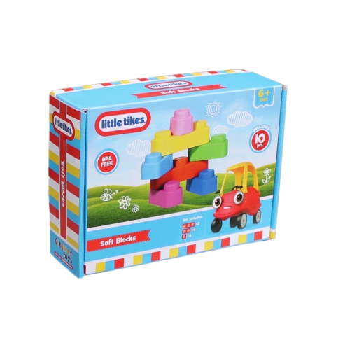Little Tikes Soft Blocks Set, 10 Pieces, Toddler