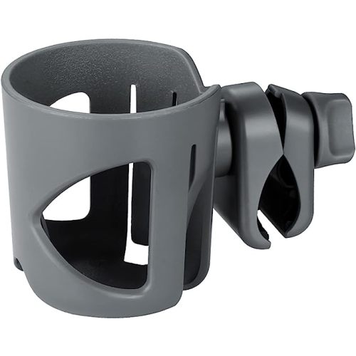 Accmor Stroller Cup Holder, Universal Cup Holder for Stroller Walker Bike, 360° Rotatable Large Caliber Designed Bottle Holder for Stroller, Bike, Wheelchair, Scooter