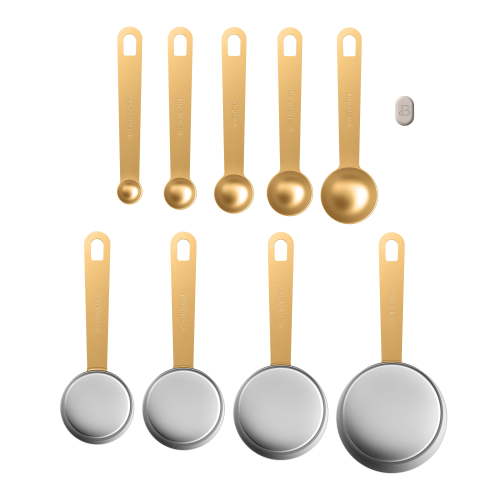 Beautiful by Drew Barrymore 9-Piece Measuring Cups and Spoons Set