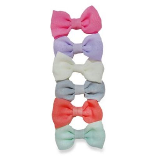 So'Dorable 6-Piece Mini Bow Hair Clips - MULTI - 6 PIECE