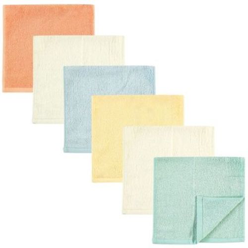 Hudson Baby Infant Baby Rayon from Bamboo Burpcloth 6pk, Soft Neutral, One Size