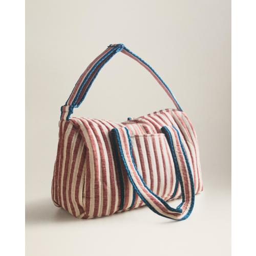 STRIPED DIAPER BAG