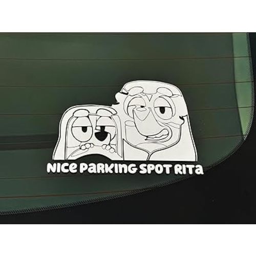 Nice Parking Spot Rita Decal Nice Parking Spot Sticker Funny Car Vinyl Sticker for Windows Cars Trucks SUVs & Bumpers