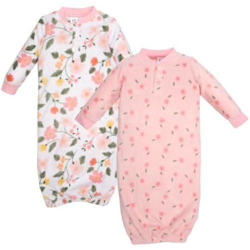 Hudson Baby Unisex Baby Fleece Gowns