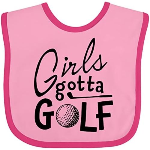 Girls Gotta Golf Baby Bib