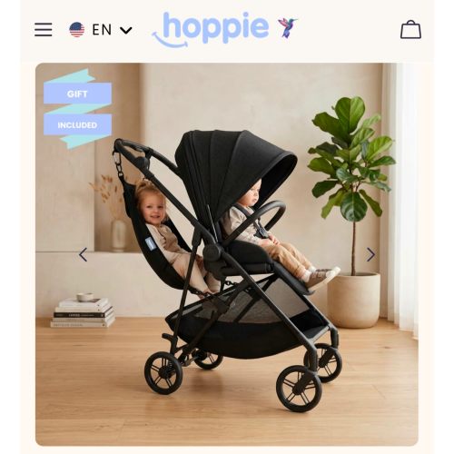 💬1 - Hoppie – The Smart Extra Seat for Toddlers & Strollers