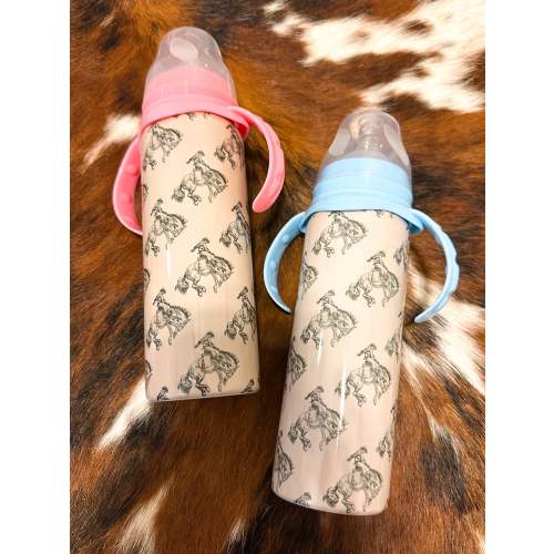 Rank Cowboy Baby Bottle