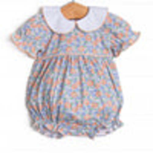 Drenched in Dahlias Bubble, Blue – Stitchy Fish