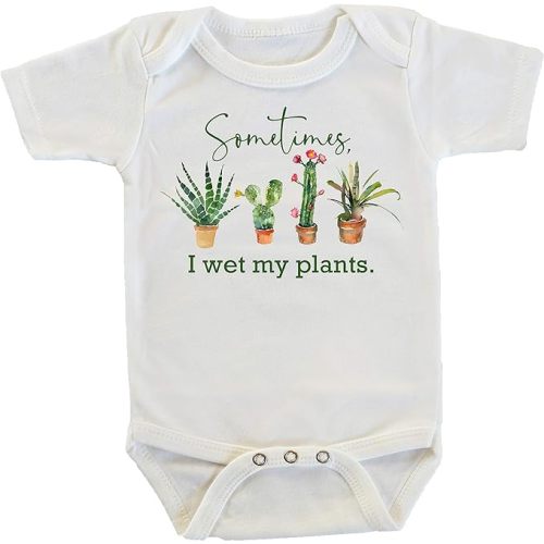 Witty and Bitty White Unisex-Babies Infant Bodysuit