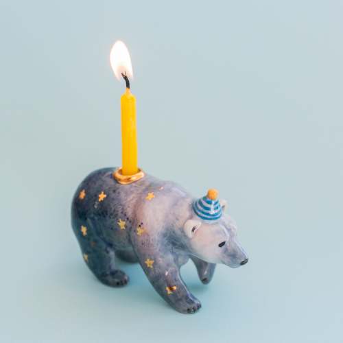 Galaxy Bear Cake Topper