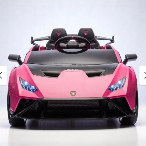24V Licensed Lamborghini Ride-On Car for Kids with Drift Mode, Bluetooth Music, LED Lights, Remote Control -Electric Toy Vehicle