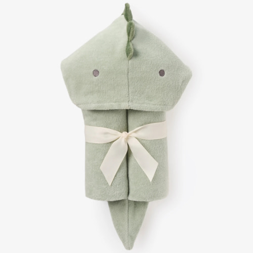 Dinosaur Hooded Baby Bath Wrap – Elegant Baby