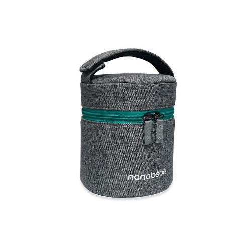 Nanobebe Insulated Baby Bottle Cooler Bag & Travel Pack, Ice Pack Included