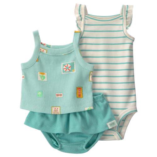 Carter's Child of Mine Baby Girl Outfit Set, 3-Piece, Sizes 0/3-24 Months