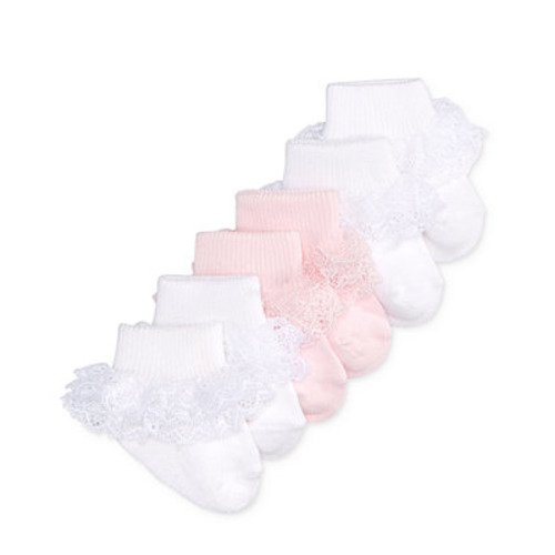 Baby Girls Lace Socks, Pack of 3, Created for Macy's
