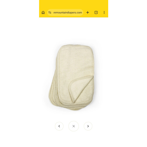 Cloth-eez Two-Sided Wipes - Natural