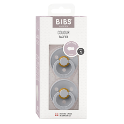 Bibs Colour Pacifier Cloud Size 1 2 Pack