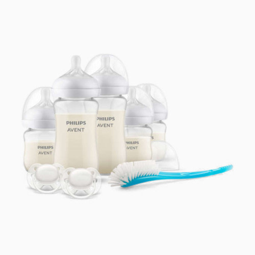 Philips Avent Glass Natural Bottle with Natural Response Nipple Gift Set