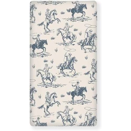 Amazon.com: JIANADAER Cowboys Horse Western Vintage West Fitted Crib Sheet 28"x52" | Desert Standard Crib Mattress Fitted Sheet American Wild Toddler Bed Mattress Sheets Crib Mattress Sheet
