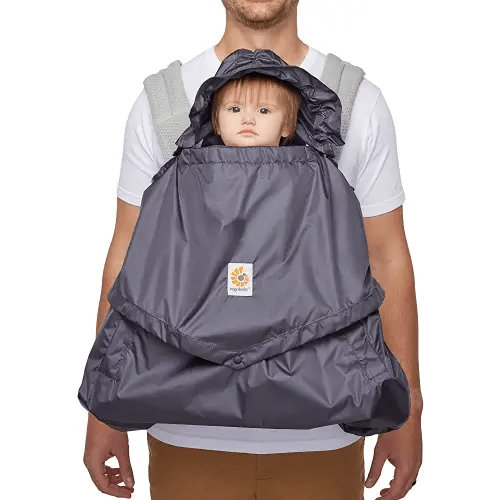 Ergobaby Water Resistant Baby Carrier Rain and Wind Cover, Charcoal