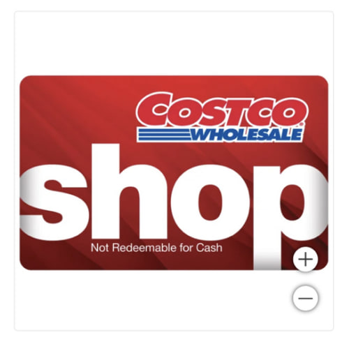 Costco Shop Card