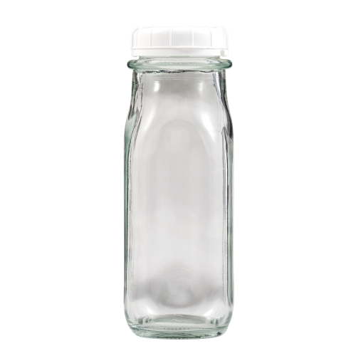 Hello Hobby Glass Milk Bottle Jar, 9.46 oz