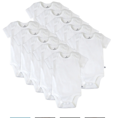 10-Pack Organic Cotton Short Sleeve Bodysuits | Honest Baby Clothing