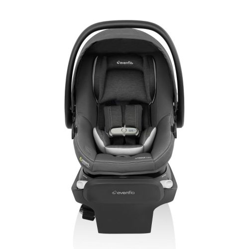 Evenflo Revolve180 LiteMax Rotating Infant Car Seat with Green & Gentle - Anchor Gray