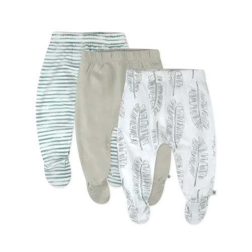 3-Pack Organic Cotton Footed Pants | Honest Baby Clothing