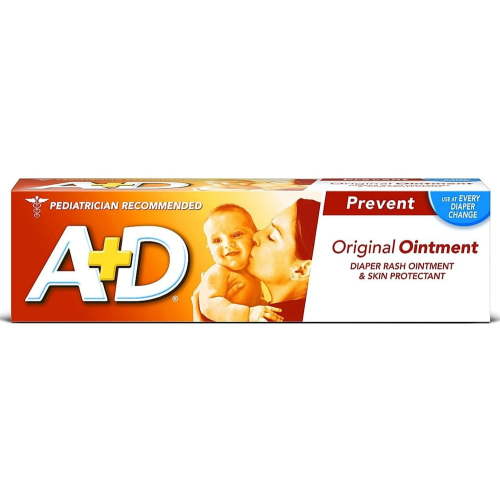 A+D Diaper Rash Ointment & Skin Protectant, Original 4 oz (Pack of 4)