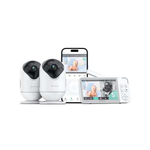 VistaView Smart WiFi Baby Monitor - SBM001 with 2 Cameras