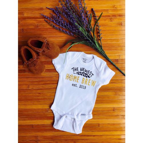Home Brew Onesie - Pregnancy announcement - Funny baby onesie - IPA a lot - Beer lover gift - Baby brewing - Dad to be gift - onesie