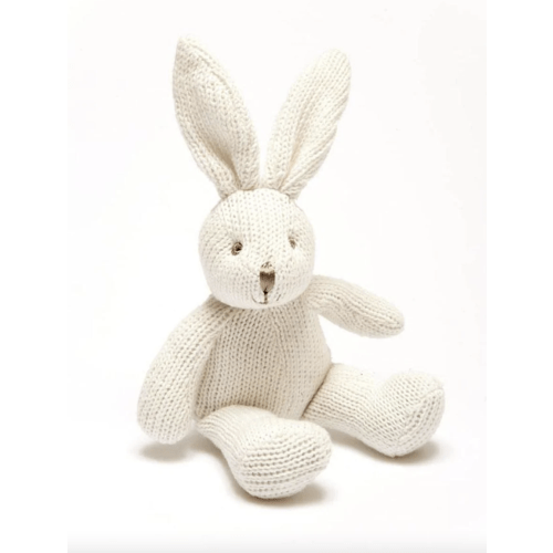 Knitted Bunny Rattle