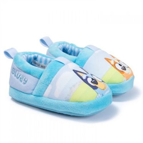 Kids Bluey Striped A-Line Slippers - Size 7