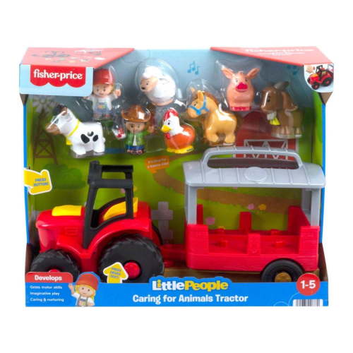 Little People Fisher Price Doll Playsets with Tractor, Plastic Assorted, 2.42 lb, 2 Count