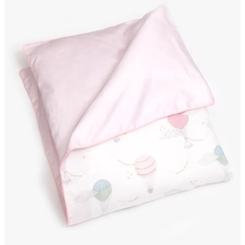 Touch The Sky Toddler Duvet - Pink