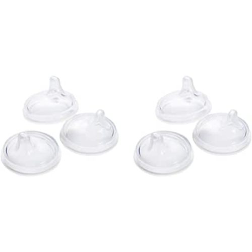 Boon NURSH Silicone Sippy Cup Lid, 6 Months and up (Pack of 6)