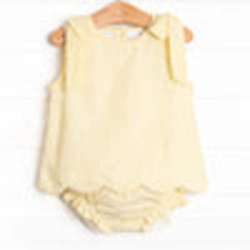 Southern Seersucker Diaper Set, Yellow – Stitchy Fish