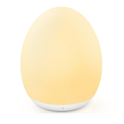 MediAcous Night Light for Kids, Egg Light for Nursery, 7 Colors Changing & Stepless Dimming, Soft Silicone Touch Night Lamp with 1 Hour Timer, Rechargeable Nursery Night for Breastfeeding
