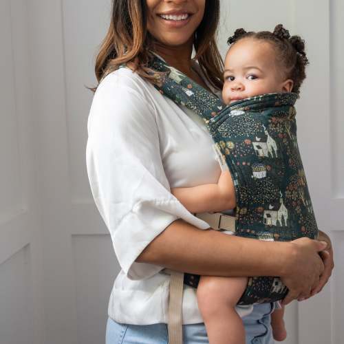 Village Baby Carrier | Ergonomic Soft Structured Carrier in “village” size “short”