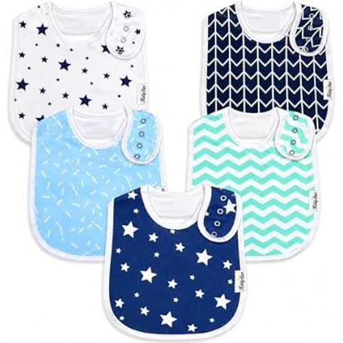 KiddyStar Drool Bibs for Babies