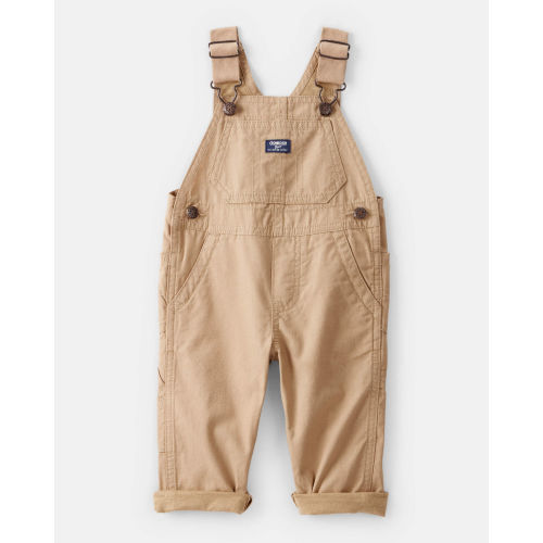 Baby Canvas Overalls - Khaki - OshKosh B'gosh | Carter's
