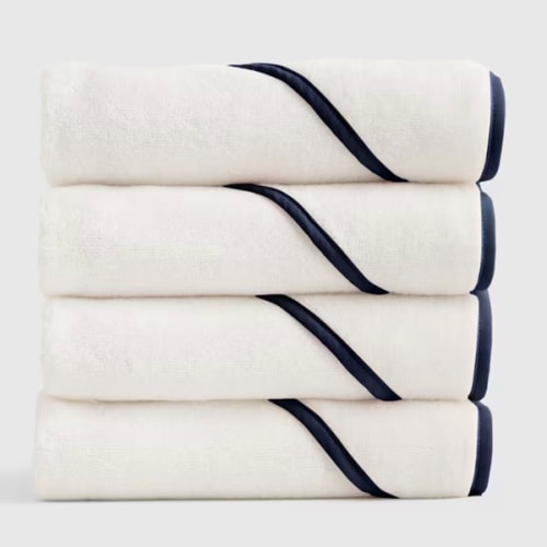 Organic Turkish Cotton Baby Hooded Towel Set 4-Pack in White