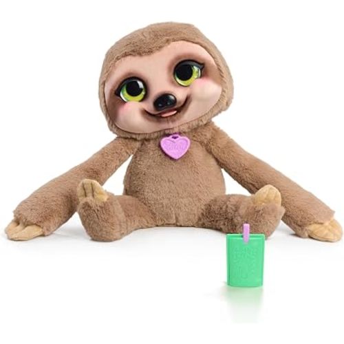 Just Play furReal Snuggles the Smiling Sloth Interactive Plush Toy