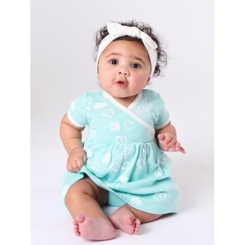 Zen Dress with Bloomer - Popcorn Print