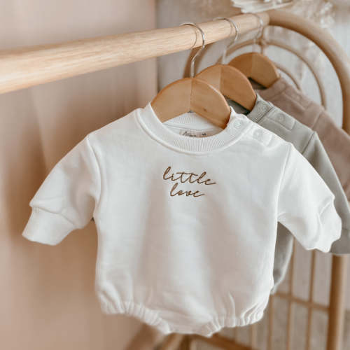 'Little Love' Long Sleeve Bubble Romper