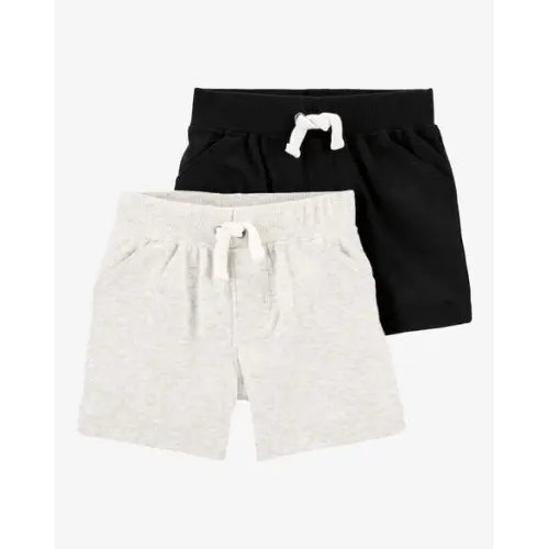 Baby 2-Pack Cotton Pull-On Shorts | Carter's