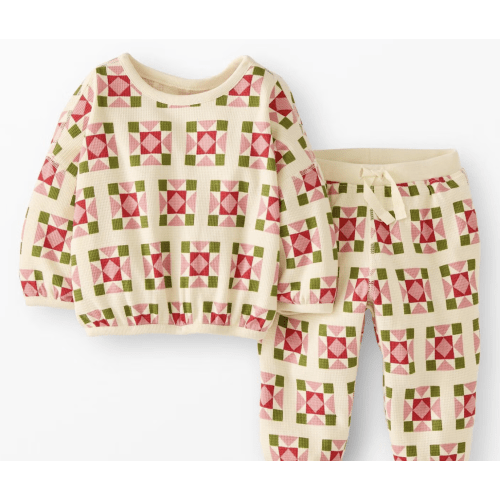 Baby Long Sleeve Waffle Top & Pants Set | Hanna Andersson