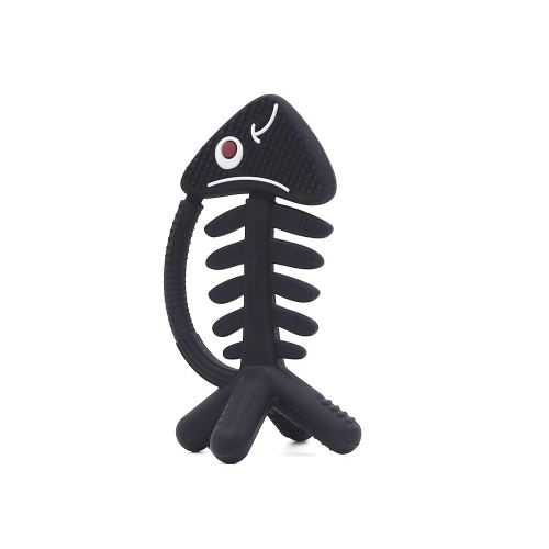 3in1 Infant Toys, 0-6 Month Teething Toys 0-3-6-12 Months, Teethers for Babies 3-6 6-12 Months for Teething Relief,Baby Gift,Silicone,Sensory,USA Patent Pending, Fish