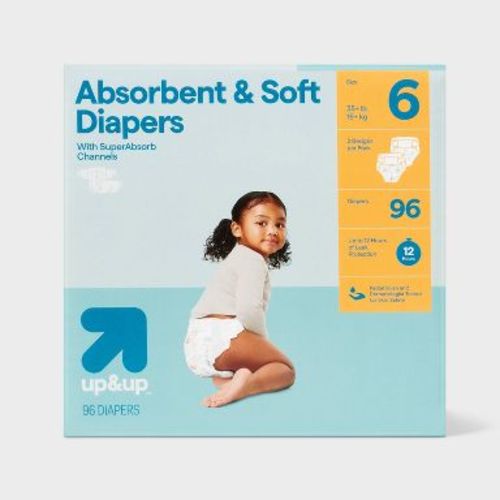 Disposable Diapers - Size 6 - 96ct - up&up™